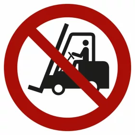 Tiltó jelzés Raktári szállítójárműveknek tilos 01200