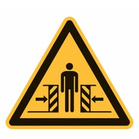   Figyelmeztető jelzés Figyelmeztetés zúzódásveszélyre 02200