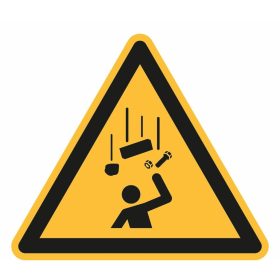   Figyelmeztető jelzés Figyelmeztetés leeső tárgyakra 02200