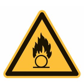   Figyelmeztető jelzés Figyelmeztetés tüzet tápláló anyagokra 02200