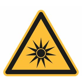   Figyelmeztető jelzés Figyelmeztetés optikai sugárzásra 04100