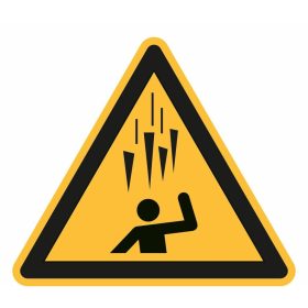   Figyelmeztető jelzés Figyelmeztetés leeső jégcsapra 02200