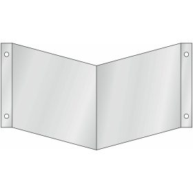   Függő információs tábla Fali felszerelés két kisméretű szimbólumhoz 01150