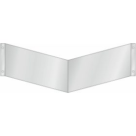   Függő információs tábla Fali felszerelés két nagyméretű szimbólumhoz 01300