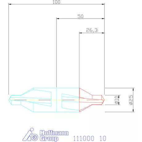 Garant Lyukfűrész központfúró 6KT A 10 mm