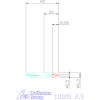 Holex Garant Központfúró HSS A 2,5 mm