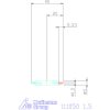Garant Központfúró HSS/E A 1,5 mm