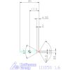 Garant Központfúró HSS/E A 1,6 mm