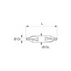 Garant Központfúró HSS-E A, lapolt felülettel 1,6 mm
