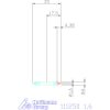 Garant Központfúró HSS A, balos 1,6 mm