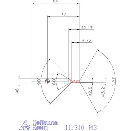 Garant Központfúró HSS A M3