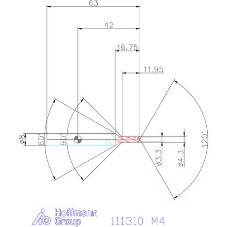 Garant Központfúró HSS A M4