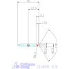 Garant Központfúró HSS-E R, felülettel 2,5 mm