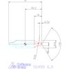 Garant Központfúró HSS-E R, felülettel 6,3 mm