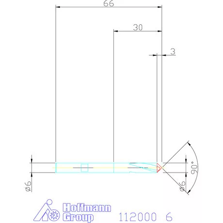 Garant NC központozó HSS-E 90° N 6 mm