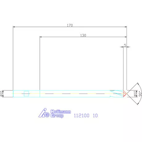 Garant NC központozó HSS-E 90° N 10 mm