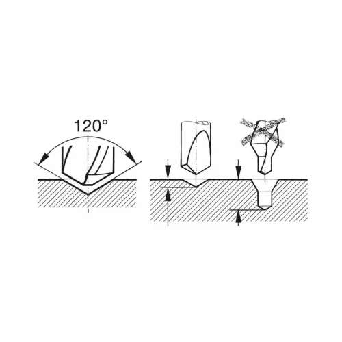 Garant NC-központozó HSS/E 120° N 5 mm