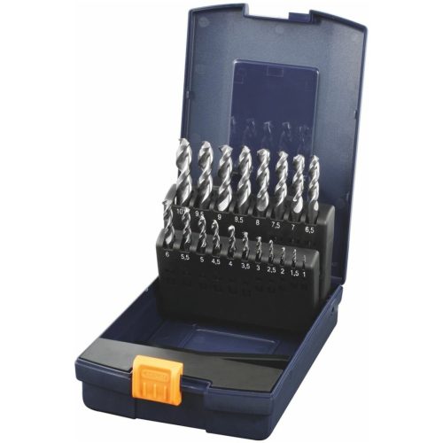 Rövid csigafúró készlet HSS/E 113020 sz., FS típus, kazettával  1-10