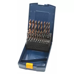   Garant Csigafúró készlet, HSS, lépcsős csúccsal, 114004 sz., kazettában 1-10