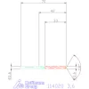 Holex Csigafúró HSS precíziósan hengerelt N 3,6 mm