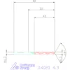 Holex Csigafúró HSS precíziósan hengerelt N 4,3 mm