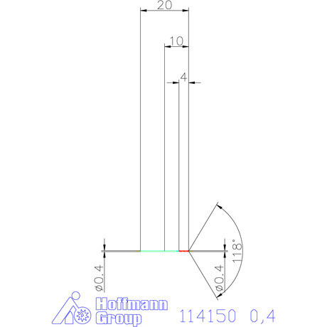 Garant Csigafúró HSS N 0,4