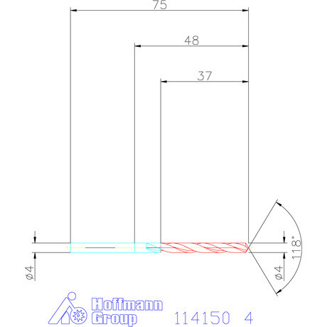 Garant Csigafúró HSS N 4