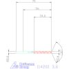 Garant Csigafúró HSS W 3,6 mm