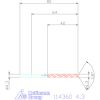 Holex Csigafúró HSS N 4,3 mm