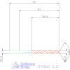 Holex Csigafúró HSS N 6,2 mm