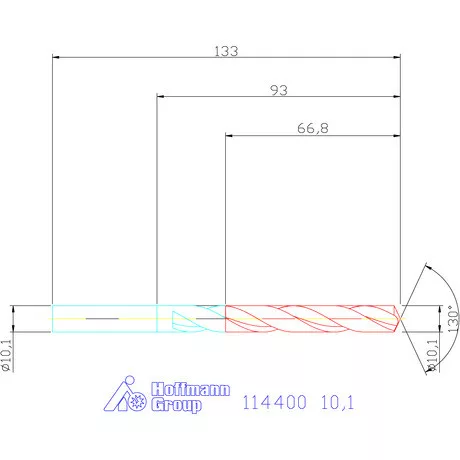 Garant Csigafúró HSS-E N 10,1 mm