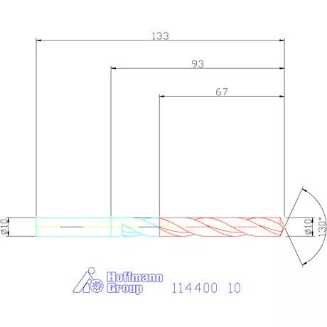 Garant Csigafúró HSS-E N 10 mm
