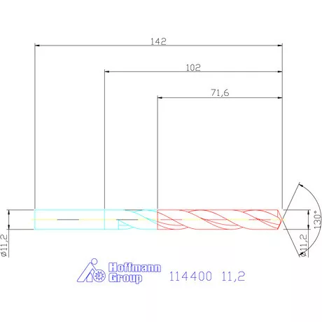 Garant Csigafúró HSS-E N 11,2 mm