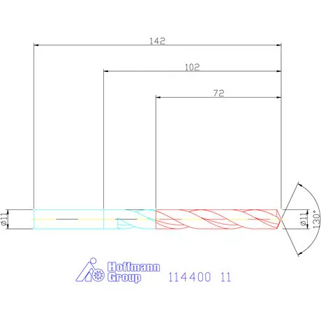 Garant Csigafúró HSS-E N 11 mm