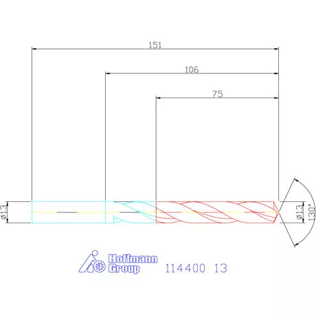 Garant Csigafúró HSS-E N 13 mm