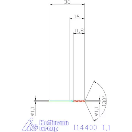 Garant Csigafúró HSS-E N 1,1 mm