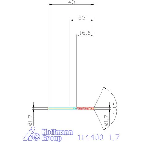 Garant Csigafúró HSS-E N 1,7 mm