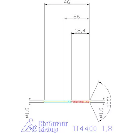 Garant Csigafúró HSS-E N 1,8 mm
