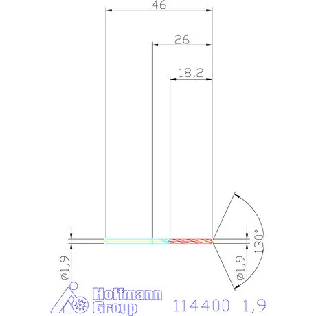 Garant Csigafúró HSS-E N 1,9 mm