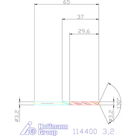 Garant Csigafúró HSS-E N 3,2 mm