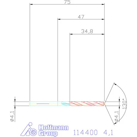 Garant Csigafúró HSS-E N 4,1 mm