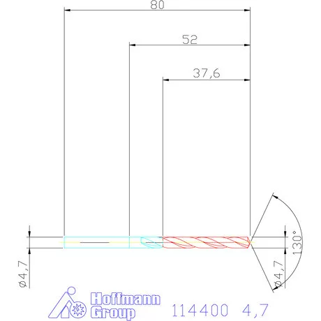Garant Csigafúró HSS-E N 4,7 mm