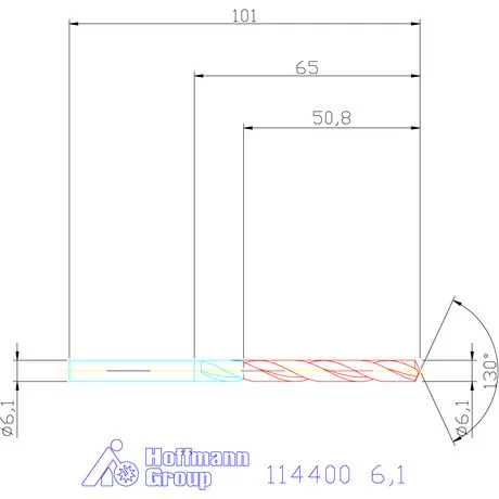 Garant Csigafúró HSS-E N 6,1 mm