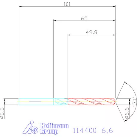 Garant Csigafúró HSS-E N 6,6 mm