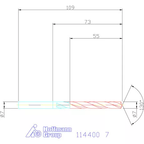Garant Csigafúró HSS-E N 7 mm