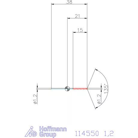 Garant Csigafúró HSS-Co8 1,2 mm