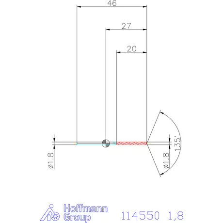 Garant Csigafúró HSS-Co8 1,8 mm