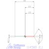 Csigafúró HSS-E  2,1 mm