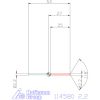 Csigafúró HSS-E  2,2 mm