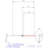 Csigafúró HSS-E  2,4 mm